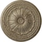 Ekena Millwork Alexa Ceiling Medallion (Fits Canopies up to 2 7/8"), 20 1/2"OD x 1 7/8"P, Gobi Desert Crackle CM20ALGDC - alternate 1